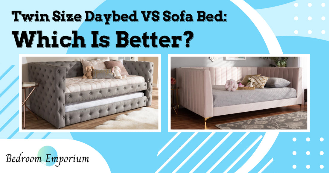 Twin Size Daybed VS Sofa Bed: Which Is Better?