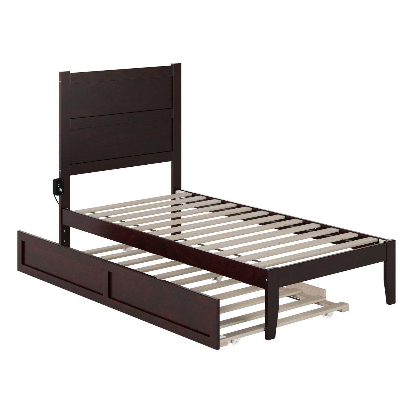 AFI Furnishings NoHo Twin Bed with Twin Trundle in Espresso AG9111221