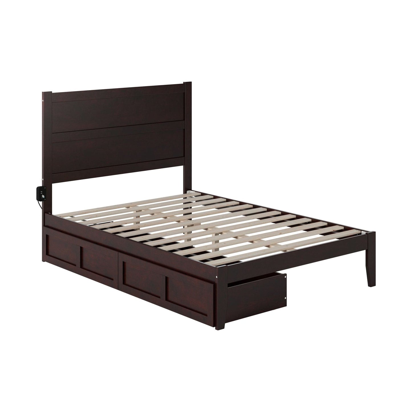 AFI Furnishings NoHo Full Bed with 2 Drawers in Espresso
