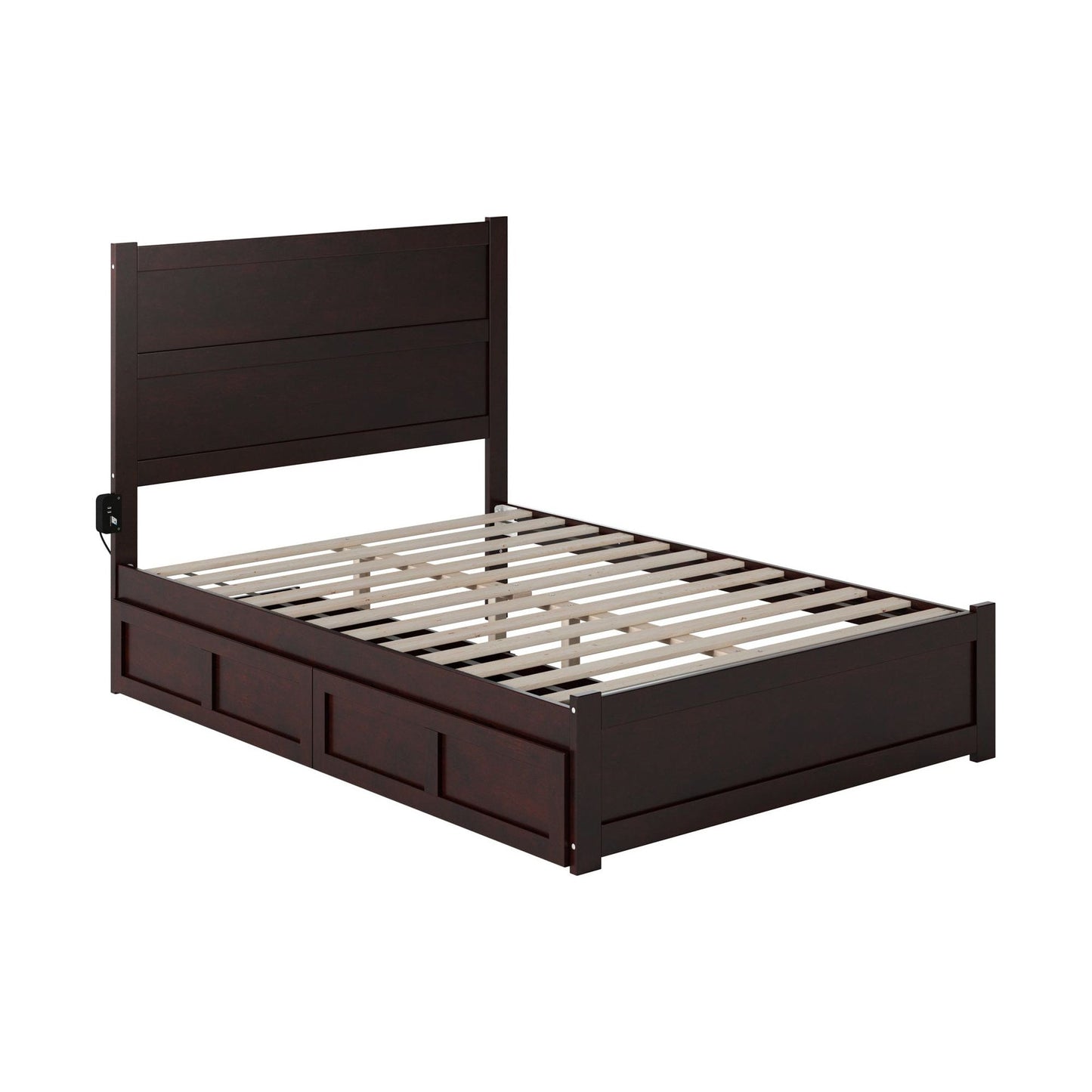AFI Furnishings NoHo Full Bed with Footboard and 2 Drawers in Espresso