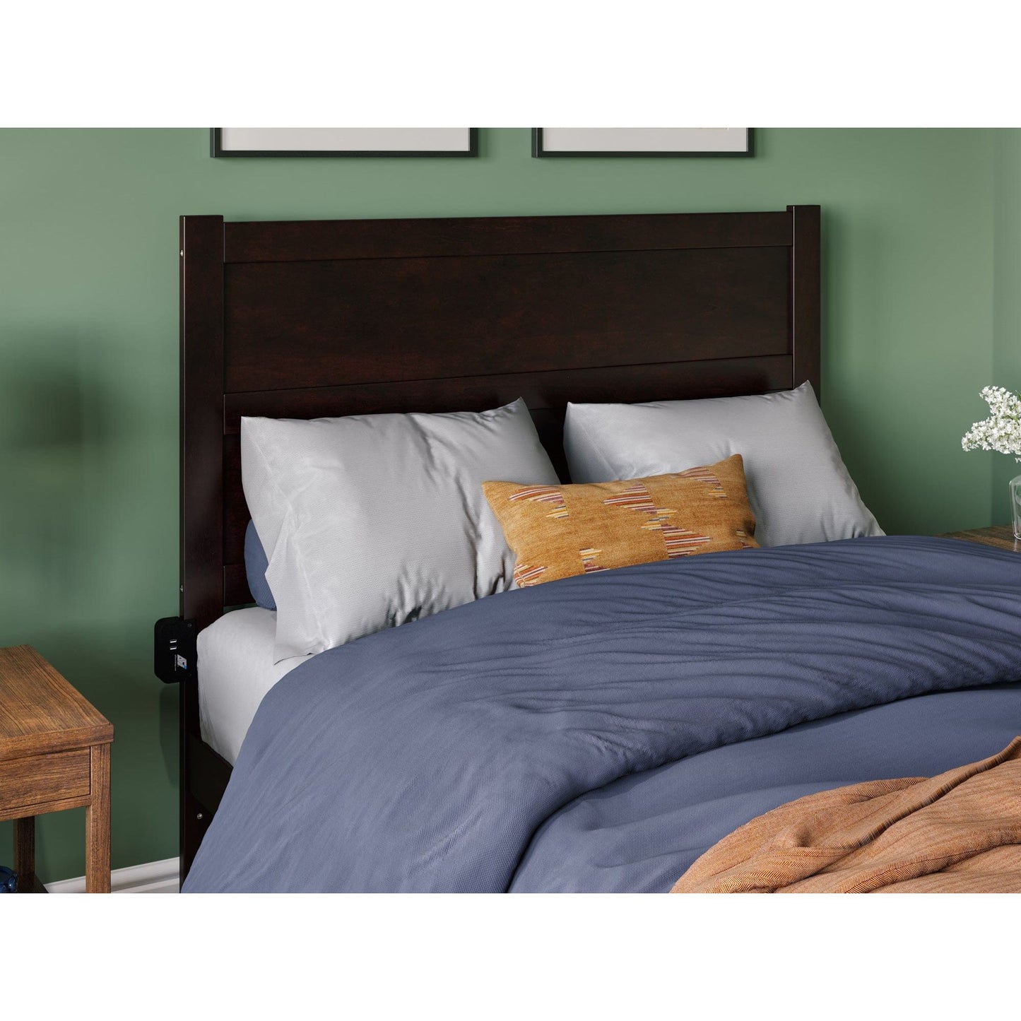 AFI Furnishings NoHo Full Bed with Footboard and Twin Trundle in Espresso AG9161231