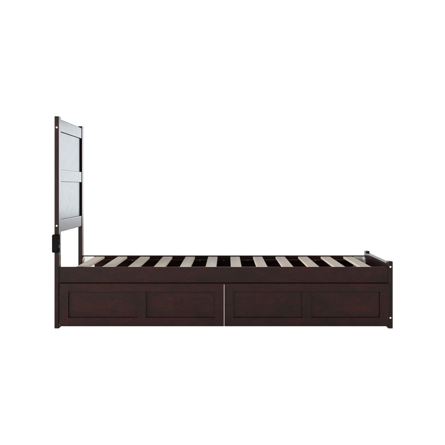 AFI Furnishings NoHo Twin Bed with Footboard and 2 Drawers in Espresso AG9163321