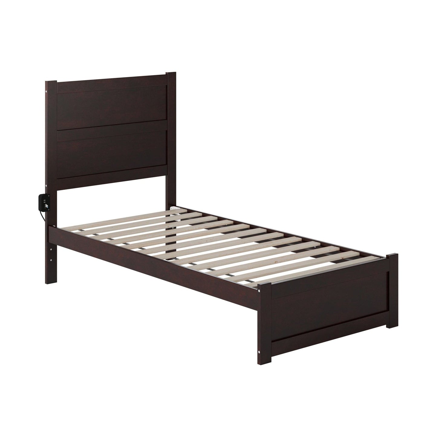 AFI Furnishings NoHo Twin Bed with Footboard in Espresso AG9160021