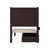 AFI Furnishings NoHo Twin Extra Long Bed with 2 Drawers in Espresso