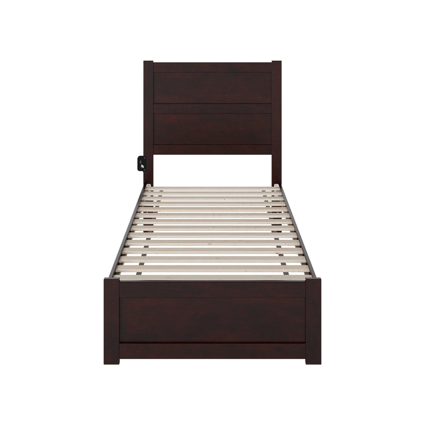 AFI Furnishings NoHo Twin Extra Long Bed with Footboard in Espresso