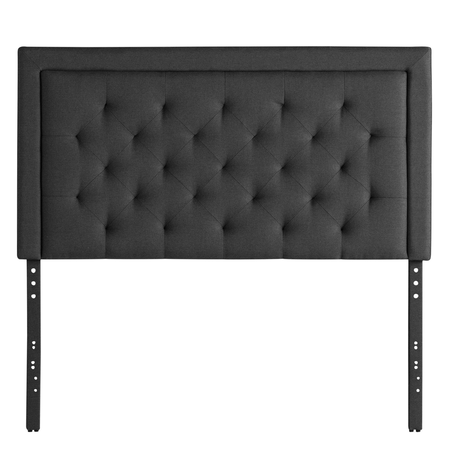 Malouf Malouf Hennessy Headboard Queen in Charcoal STQQCHHENNHB