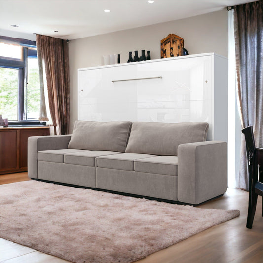 Maxima House Maxima House Horizontal Murphy bed INVENTO with a Sofa, European FULL XL