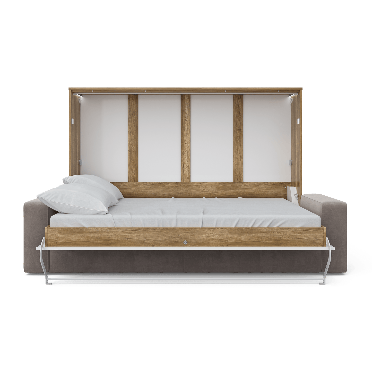 Maxima House Maxima House Horizontal Murphy bed INVENTO with a Sofa, European Queen IN015OW-B