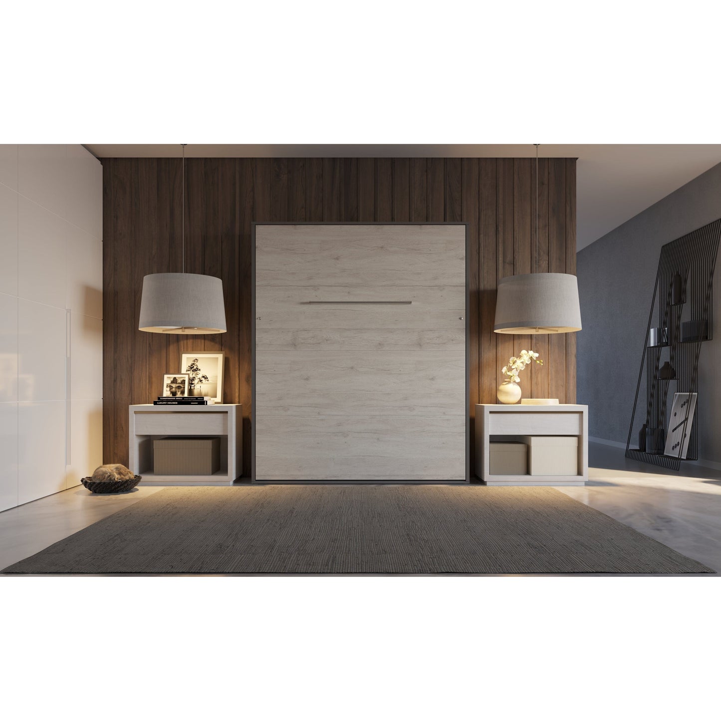 Maxima House Vertical Murphy Bed Invento Queen Size