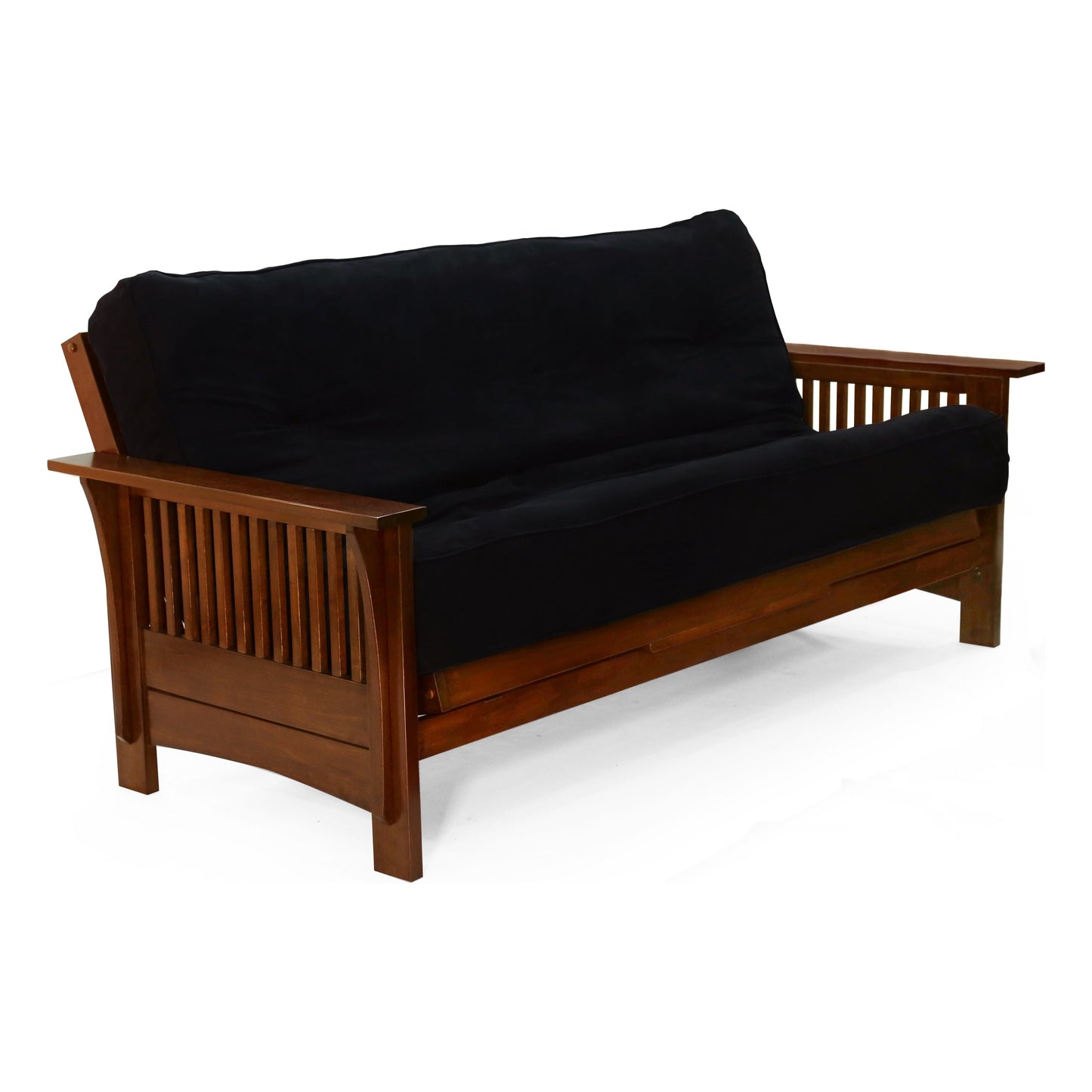 Night and Day Autumn Full Futon Frame in cherry finish