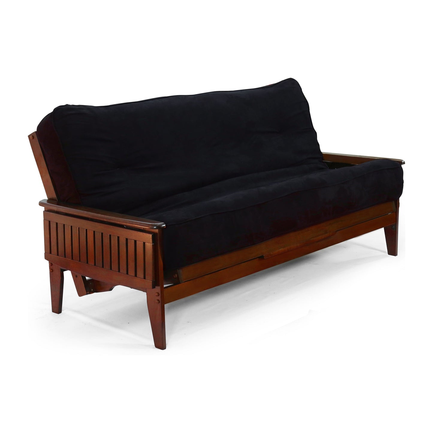 Night and Day Naples Queen Futon Frame in black walnut finish Black walnut BA-NAP-BMG-QEN-BWT