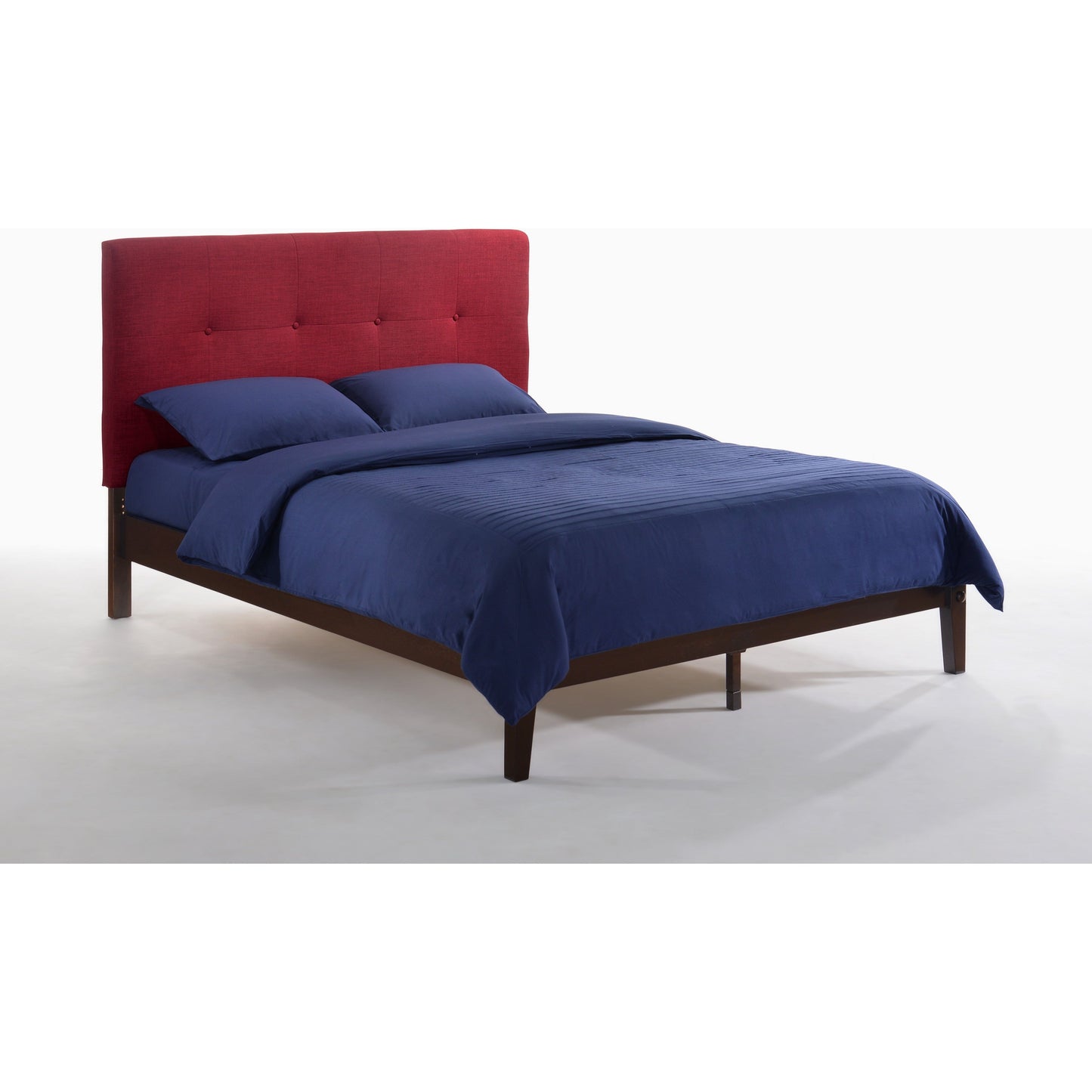Night And Day Paprika California King Bed in Charcoal with Chocolate Finish Frame (P Series)