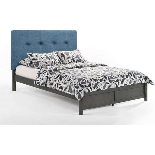 Night And Day Paprika California King Bed in Grey with Stonewash Finish Frame (P Series)