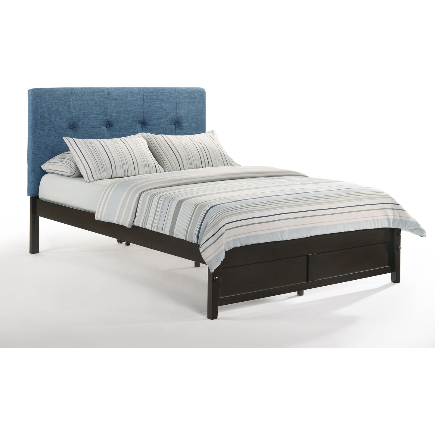 Night and Day Paprika Full Bed in Charcoal with Chocolate Finish Frame (K Series) Teal PAP-KH-FUL-CC-TL-COM