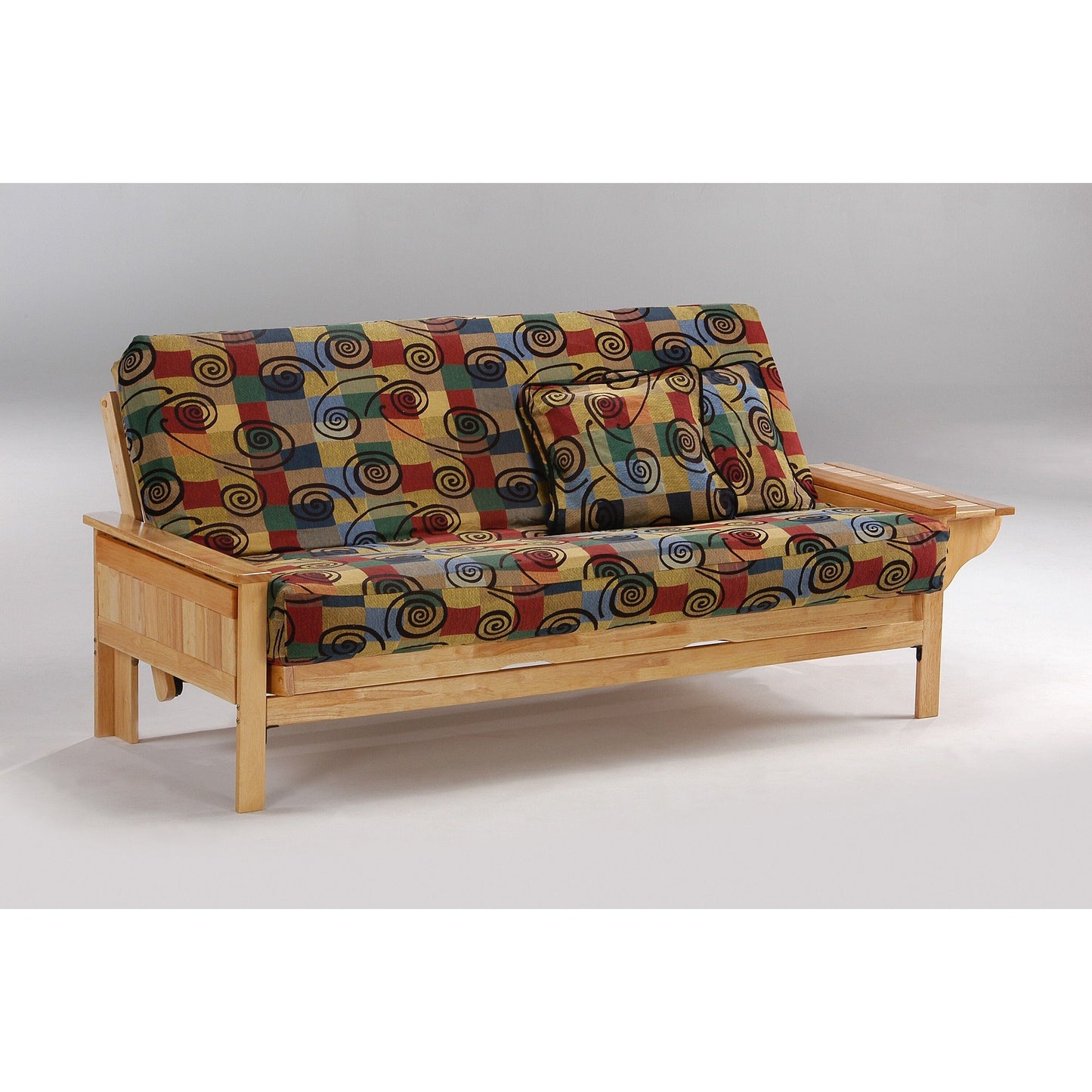 Night and Day Seattle Queen Futon Frame in black walnut finish Natural
