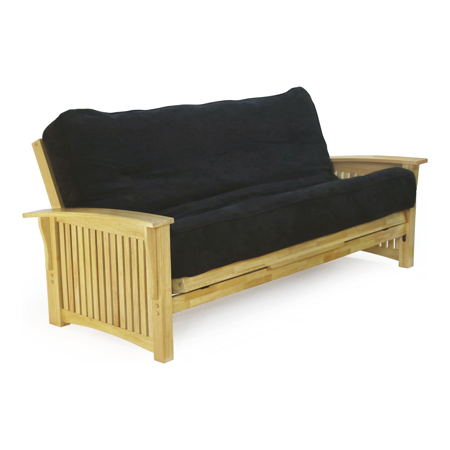 Night and Day Winter Queen Futon Frame in black walnut finish Natural BA-WNT-BMG-QEN-BWT-4