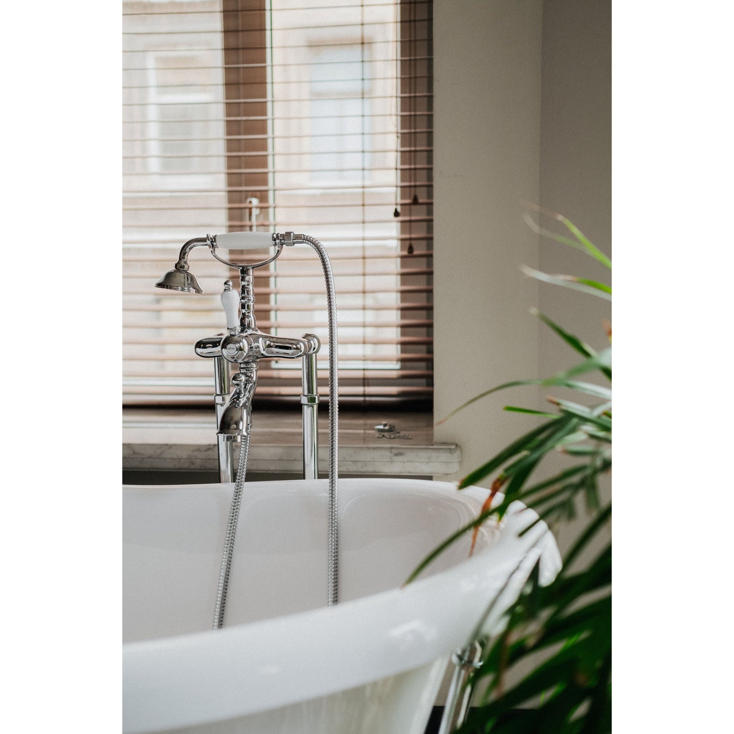 The Bedroom Emporium Chrome Freestanding Tub Faucet