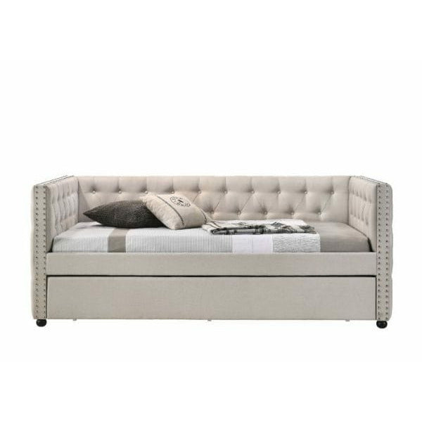 ACME Romona Beige Full Daybed and Twin Trundle 39445