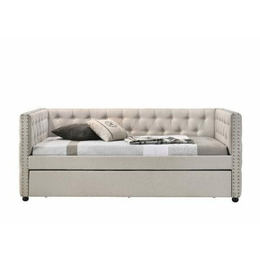 ACME Romona Beige Full Daybed and Twin Trundle 39445