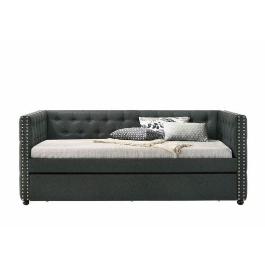 ACME Romona Gray Full Daybed and Twin Trundle 39455