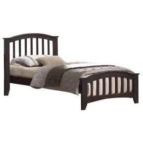 ACME Bed full San Marino Dark Walnut Twin Bed