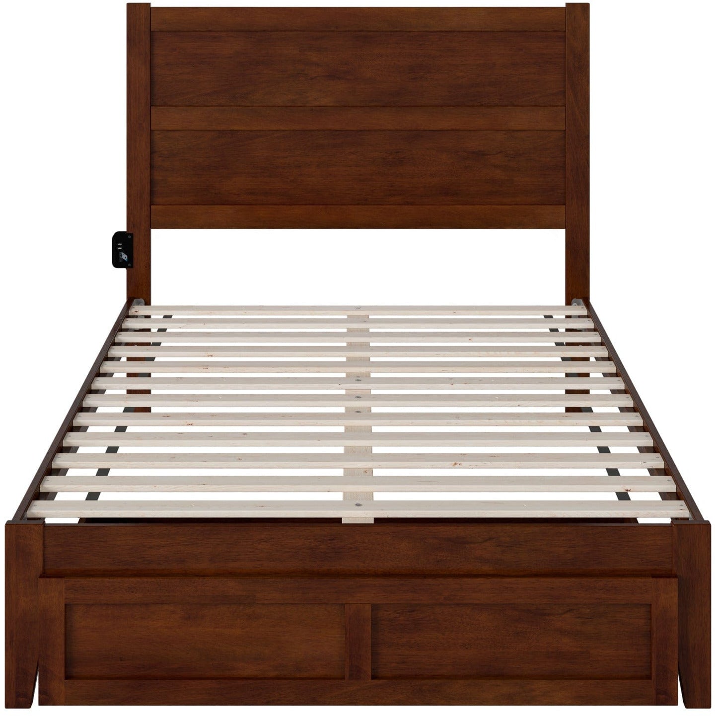 AFI Furnishings NoHo Full Bed with Foot Drawer in Walnut AG9112334