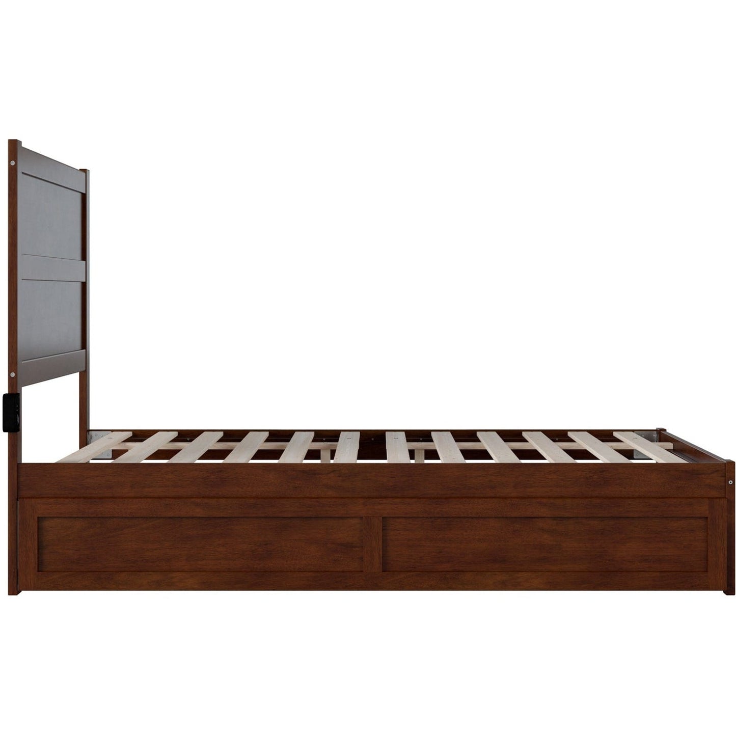 AFI Furnishings NoHo Full Bed with Twin Trundle in Walnut AG9111234