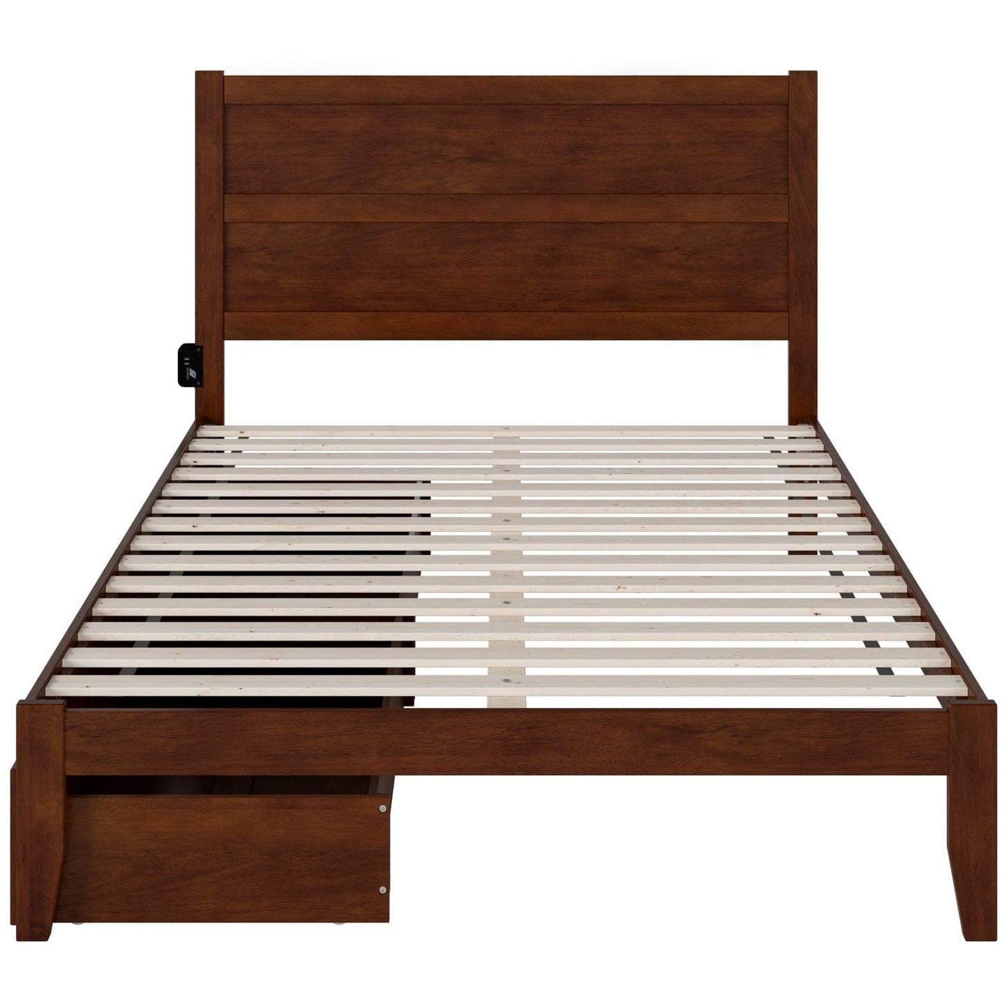 AFI Furnishings NoHo Queen Bed with 2 Drawers in Walnut AG9113444