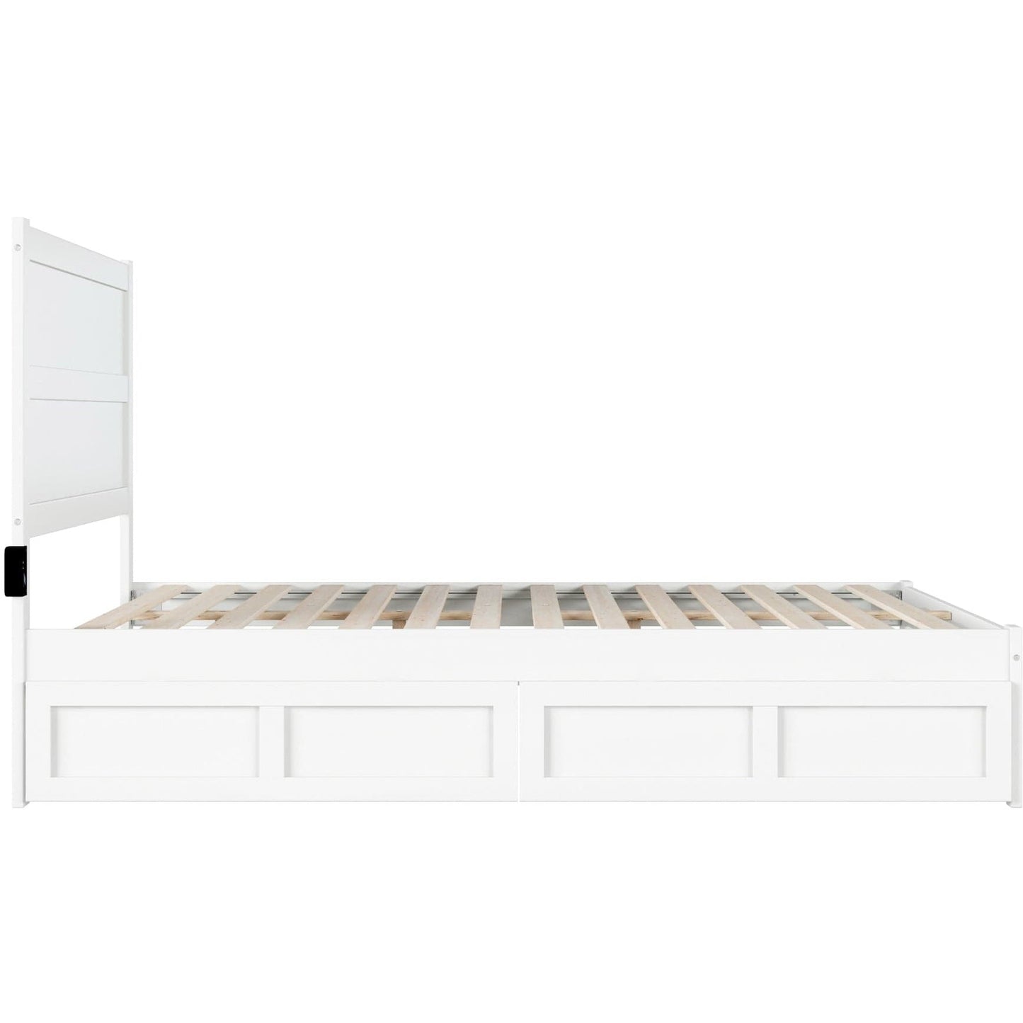 AFI Furnishings NoHo Queen Bed with 2 Drawers in White AG9113442