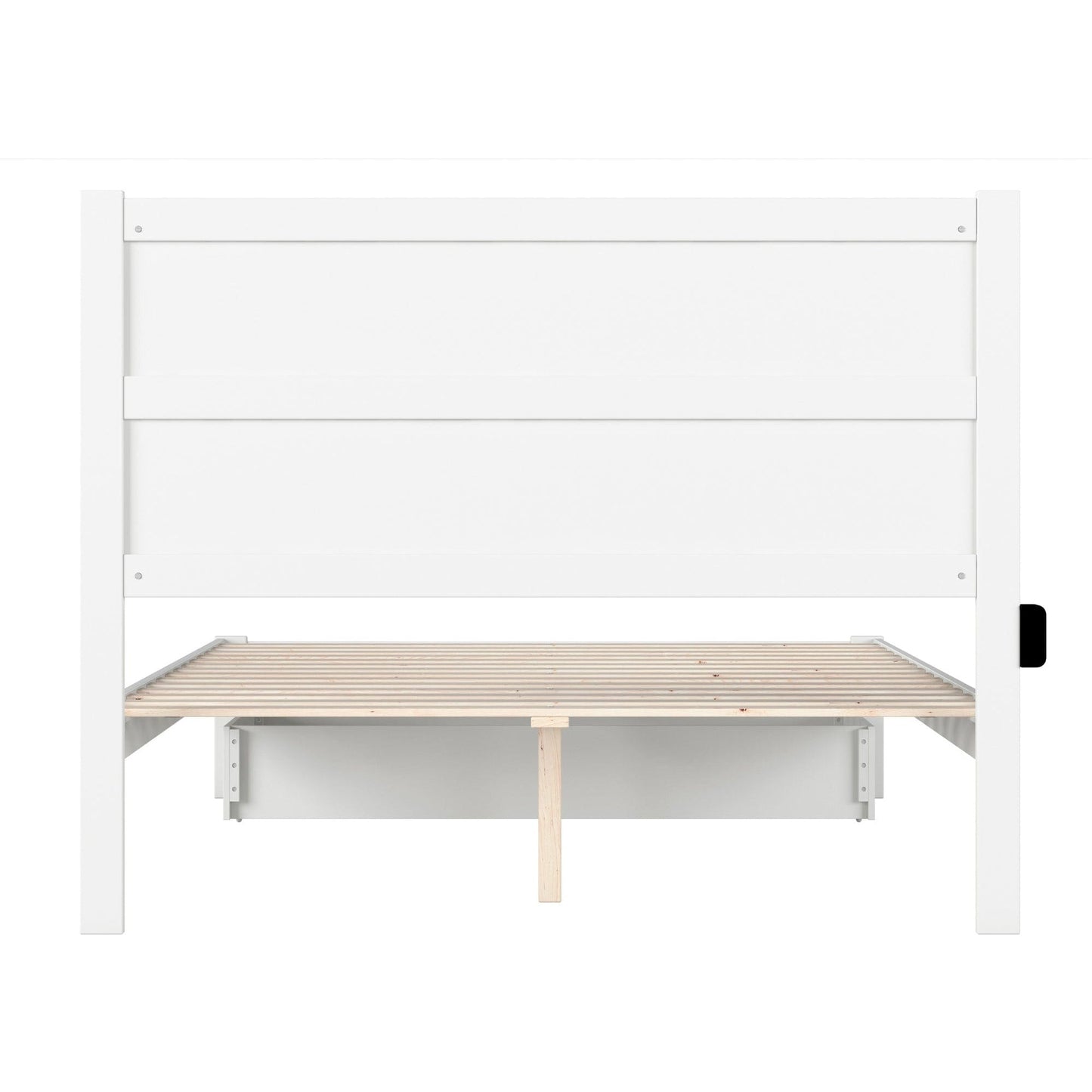 AFI Furnishings NoHo Queen Bed with Foot Drawer in White AG9112442