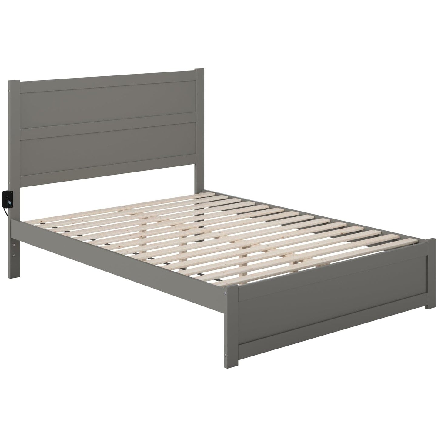 AFI Furnishings NoHo Queen Bed with Footboard in Grey AG9160049