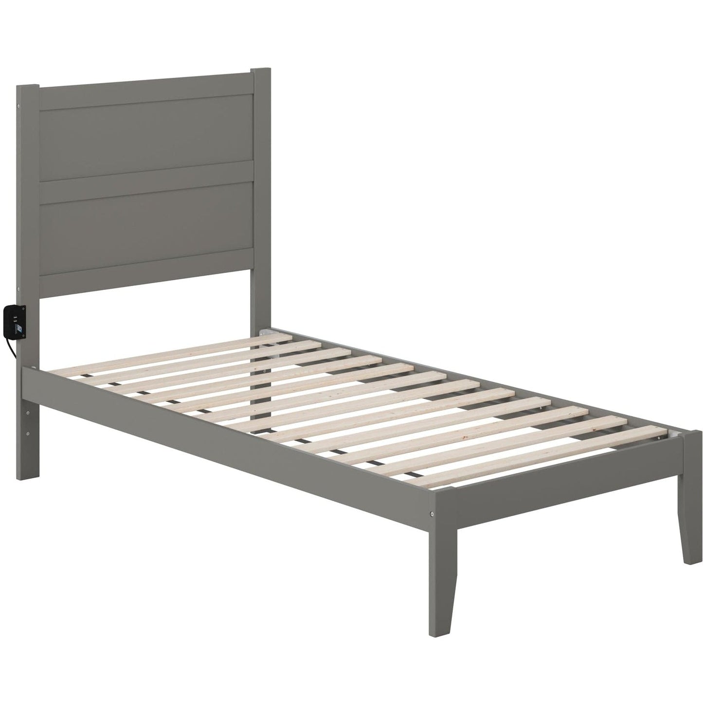 AFI Furnishings NoHo Twin Bed in Grey AG9110029