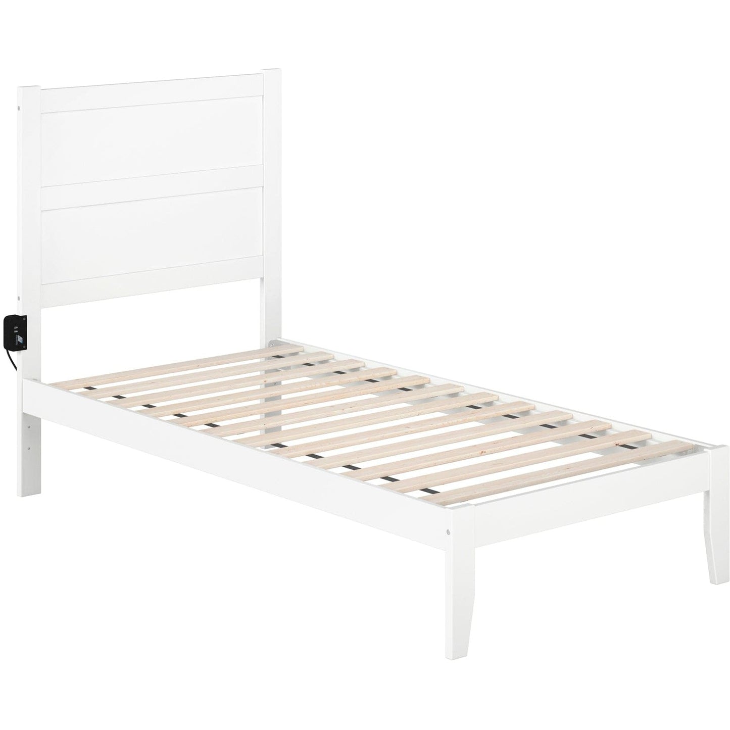 AFI Furnishings NoHo Twin Bed in White AG9110022