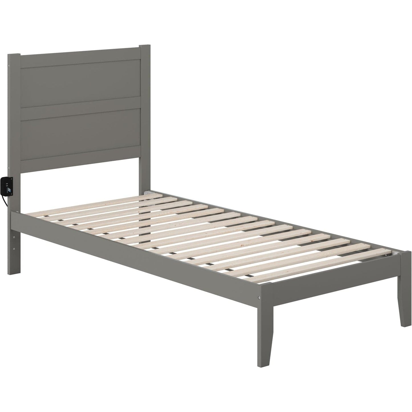 AFI Furnishings NoHo Twin Extra Long Bed in Grey AG9110019