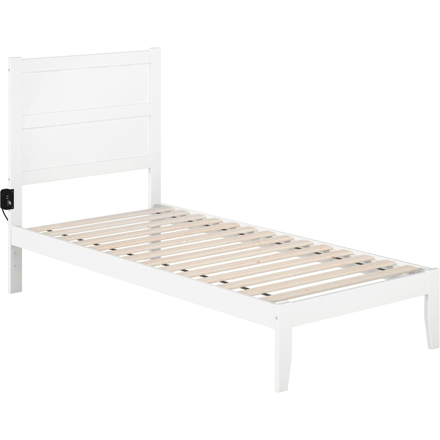 AFI Furnishings NoHo Twin Extra Long Bed in White AG9110012