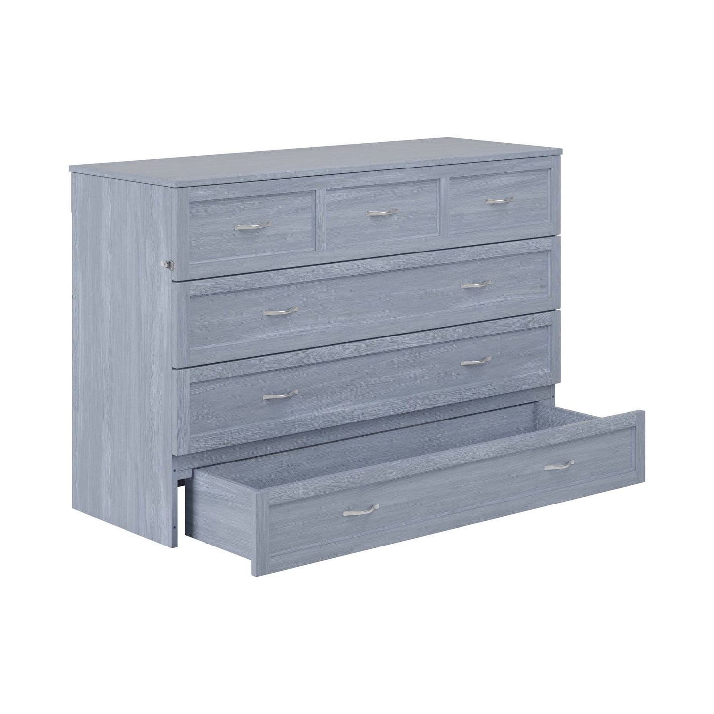AFI Furnishings Northfield Queen Murphy Bed Chest Driftwood AC574148