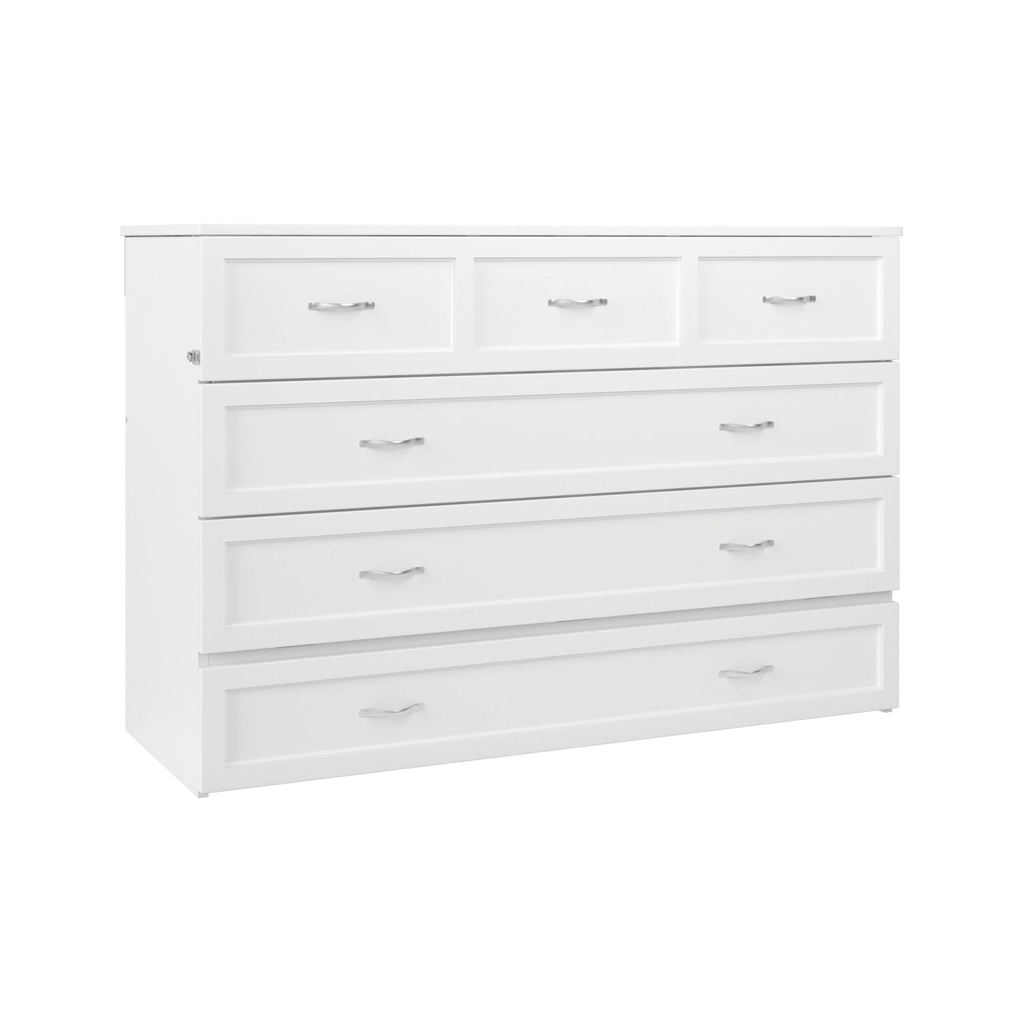 AFI Furnishings Northfield Queen Murphy Bed Chest White AC574142