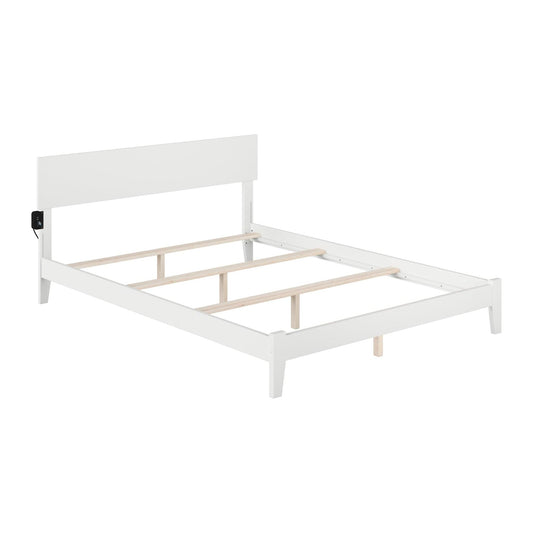 AFI Furnishings Orlando King Traditional Bed in White AR8151032