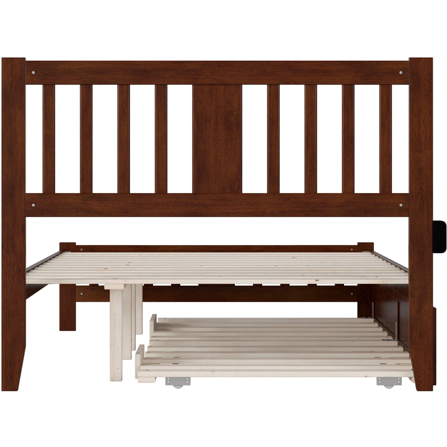 AFI Furnishings Tahoe Full Bed with Footboard and Twin Trundle in Walnut AG8961234