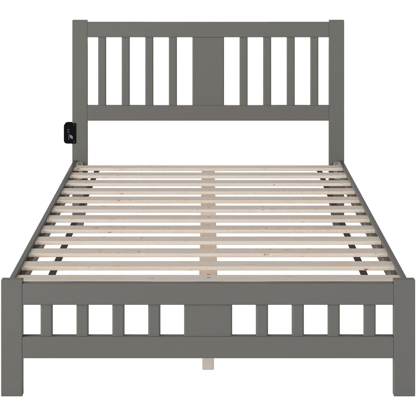 AFI Furnishings Tahoe Full Bed with Footboard in Grey AG8960039