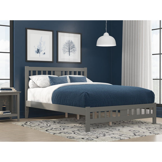 AFI Furnishings Tahoe Queen Bed with Footboard in Grey AG8960049