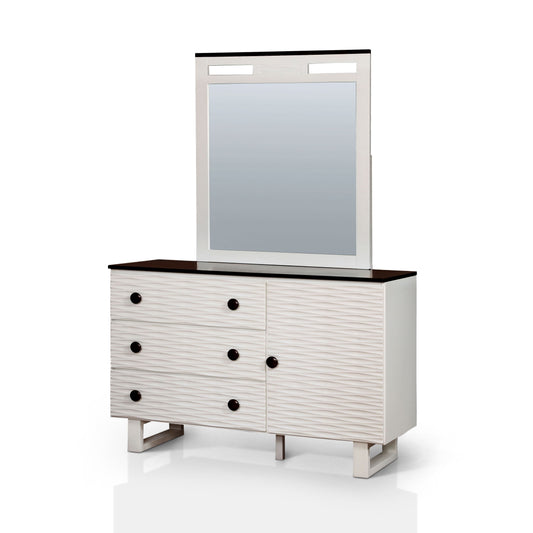 Furniture of America Dresser Dan Transitional Dresser and Mirror Dan Transitional Dresser and Mirror