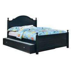 Furniture of America Bed Johallis Transitional Full Bed- Trundle sold separately