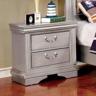 Furniture of America Nightstand Lester Traditional Nightstand