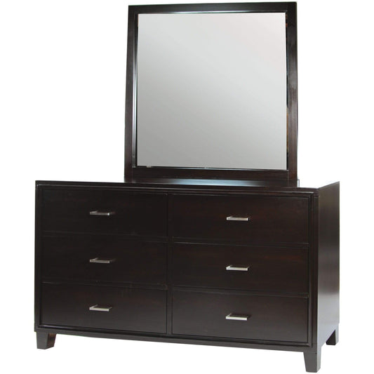 Furniture of America Dresser Logan II Contemporary Dresser and Mirror