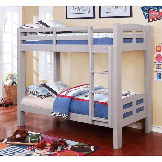Furniture of America bunk bed Neo Transitional Twin/ Twin Bunk Bed Neo Transitional Twin / Twin Bunk Bed