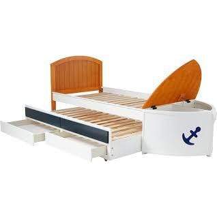 Furniture of America bed Salem Novelty Boat Themed Captain Twin Bed Salem Novelty Boat Themed Captain Twin Bed
