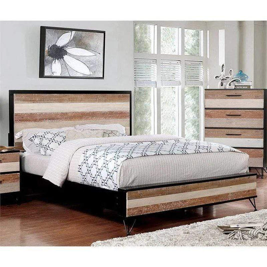 Furniture of America Beds Sicily Transitional Queen Bed in Espresso