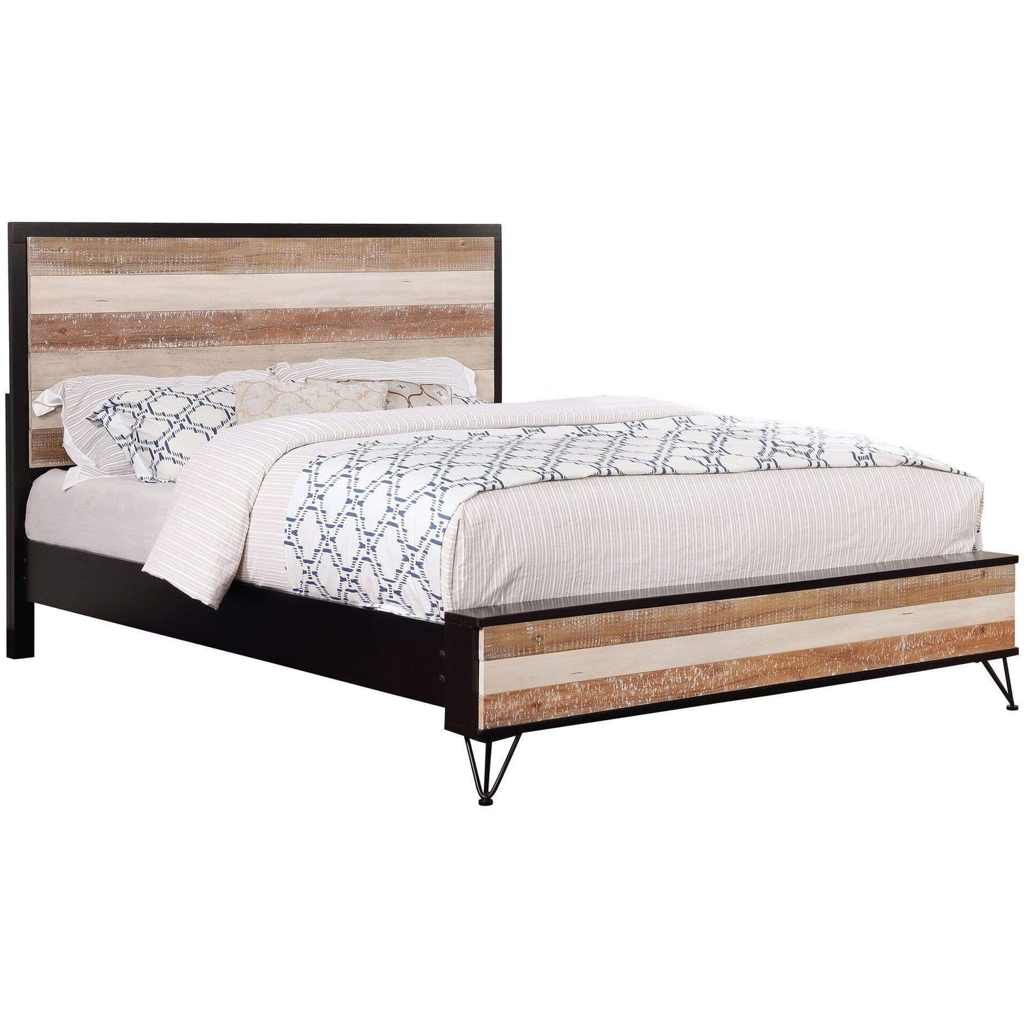 Furniture of America Beds Sicily Transitional Queen Bed in Espresso