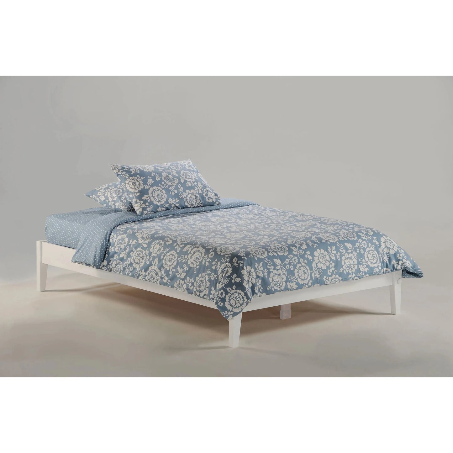 Night And Day Basic Twin Platform Bed in cherry finish (P Series)